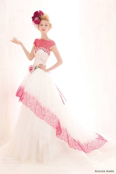 atelier-aimee-color-wedding-dresses-2014-luna-cap-sleeve-lace-top