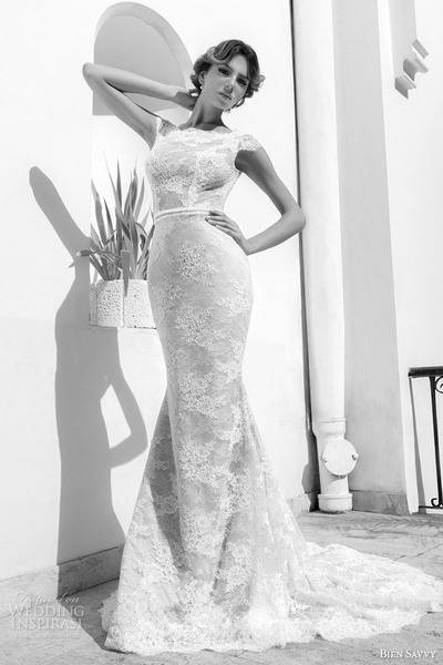 bien-savvy-beautiful-wedding-dress-2014-olivia-lace-sheath-gown-cap-sleeves