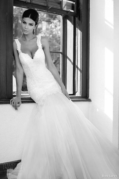 bien-savvy-spring-2014-one-love-gabrielle-mermaid-wedding-dress-straps
