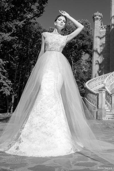 bien-savvy-wedding-dresses-2014-catherine-lace-gown-tulle-over-skirt