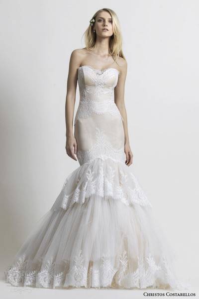 christos-costarellos-bridal-2014-strapless-mermaid-wedding-dress