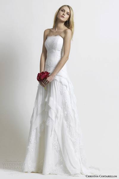 costarellos-bridal-2014-strapless-wedding-dress
