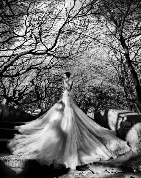 galia-lahav-2014-real-bride-photo-shoot-black-white-trees