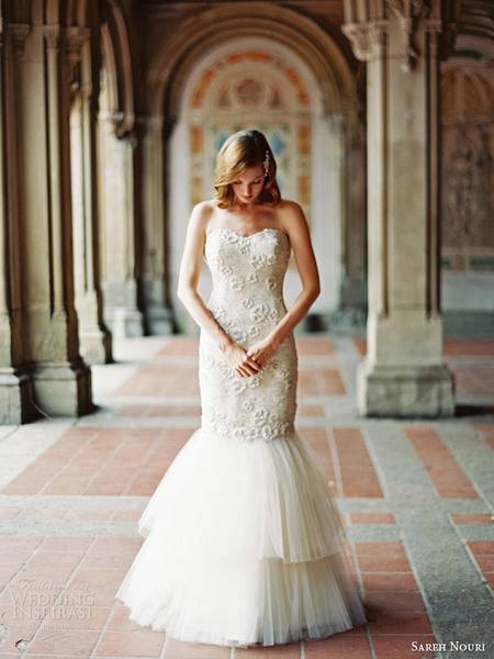 sareh-nouri-bridal-fall-2014-delphine-strapless-wedding-dress