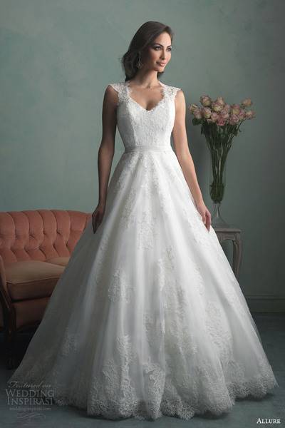 allure-bridals-fall-2014-ball-gown-wedding-dress-style-9166