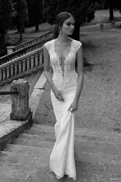 berta-wedding-dress-with-illusion-back-plunging-neckline-2014