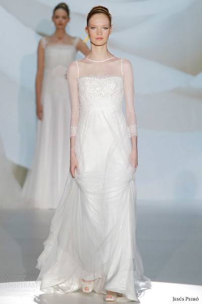 jesus-peiro-bridal-2015-romantic-wedding-dress-illusion-necklie-sleeves-lace-bodice