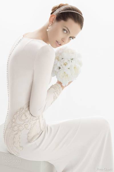 rosa-clara-2014-coral-long-sleeve-wedding-dress-beads-buttons-close-up