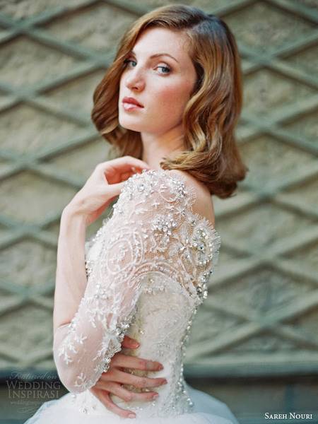 sareh-nouri-wedding-dresses-fall-2014-bridal-ziba-ball-gown-long-sleeves-bodice-close-up-side