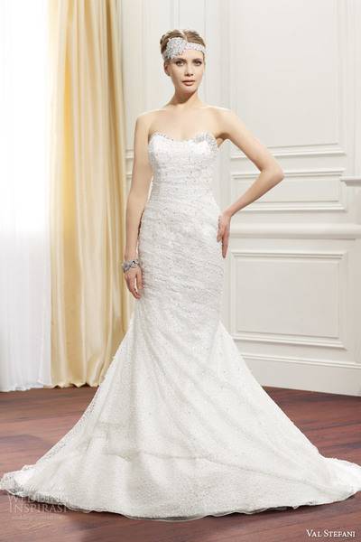 val-stefani-fall-2014-strapless-wedding-dress-d8071-front-view