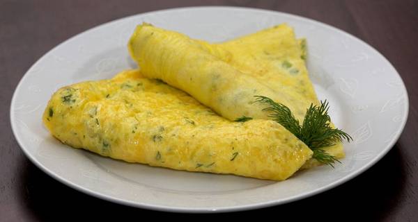 Омлет со компир