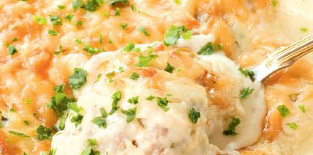 Ќофте во сос од горгонзола