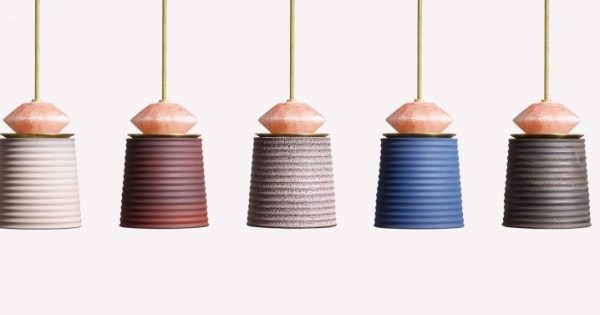 Архаично модерно осветлување од сол и керамика