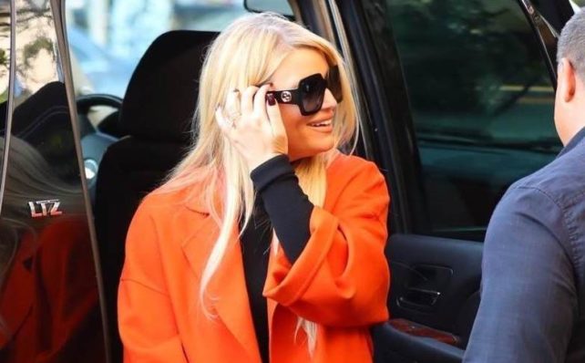 Пејачката го снимила местото на несреќата по падот на хеликоптерот на кошаркарот